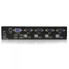 StarTech.com 4-porttinen ammattimainen VGA USB KVM-kytkin hubilla