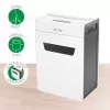 Leitz IQ Protect Premium 6M paperisilppuri 80950000, P5 mikrosilppu, 6 arkkia, 18 l, kosketusohjaus, valkoinen/harmaa