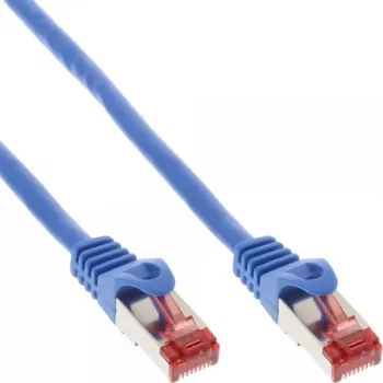 InLine patchkaapeli S/FTP PiMF Cat.6 250MHz PVC CCA sininen 0,25 m