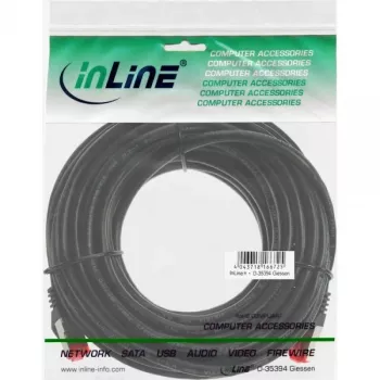 InLine patchkaapeli S/FTP PiMF Cat.6 250MHz PVC CCA musta 5 m