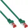 InLine verkkokaapeli S/FTP PiMF Cat.6 250MHz PVC CCA vihreä 1m
