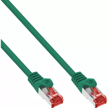 InLine verkkokaapeli S/FTP PiMF Cat.6 250MHz PVC CCA vihreä 5m