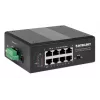 Teollisuuskytkin Intellinet 8-porttinen Gigabit Ethernet PoE+