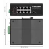 Teollisuuskytkin Intellinet 8-porttinen Gigabit Ethernet PoE+