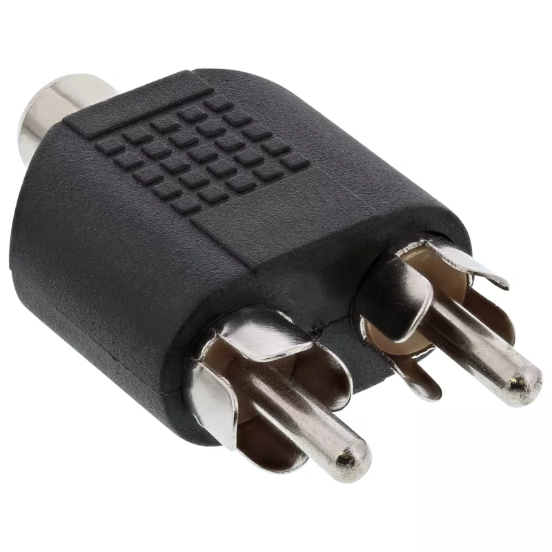 Audioadapteri RCA-naarasliitäntä / 2x RCA-pistoke InLine 99311