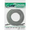 InLine verkkokaapeli U/UTP Cat.5e AWG26 harmaa 10 m