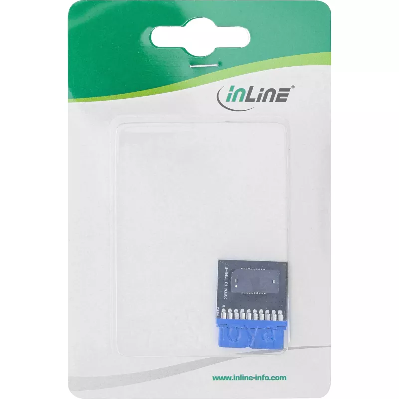 InLine USB 3.0 - USB 3.1 etupaneeli Key-B -adapteri sisäinen monivärinen