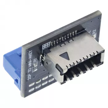 InLine USB 3.0 - USB 3.1 etupaneeli Key-A -adapteri suora sisäinen