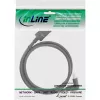 InLine DisplayPort 1.4 -kaapeli, 8K4K, kulma, musta/kulta, 5 m