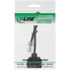 InLine ISDN-haaroitin 1x RJ45 uros / 2x RJ45 naaras, 8P4C ilman vastuksia