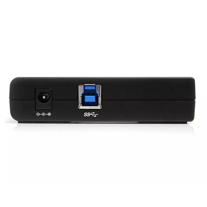 StarTech.com 4-porttinen musta SuperSpeed USB 3.0 -keskitin, USB 3.2 Gen 1 (3.1 Gen 1) Type-A, 5000 Mbit/s, musta, virta, 5 V, 2 A