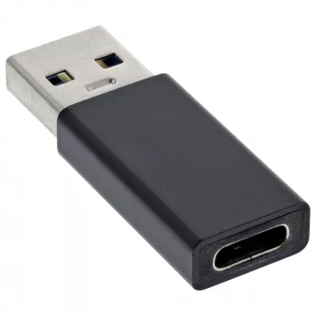 USB 3.2 Gen.2 -adapteri InLine 35810 USB-A uros USB-C naaras