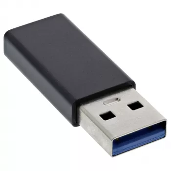 USB 3.2 Gen.2 -adapteri InLine 35810 USB-A uros USB-C naaras