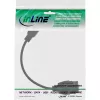USB 3.2 Gen1 -adapterikaapeli InLine 76206C 0,2 m USB A -pistoke Keystone-liitäntään
