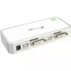 InLine Compact Desktop KVM -kytkin USB DVI 2 porttia + audio kaapeleilla 1,2 m
