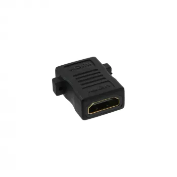 InLine HDMI-asennusadapteri HDMI A -liitäntä / liitäntä kullattu, 4K2K