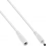 DC-jatkokaapeli InLine 26855D 0,5 m pistoke/liitäntä 4,0x1,7 mm valkoinen