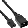 InLine virtasovitinkaapeli, IEC-60320 C20 – C13, 3x1,5mm², max. 10A, 3m