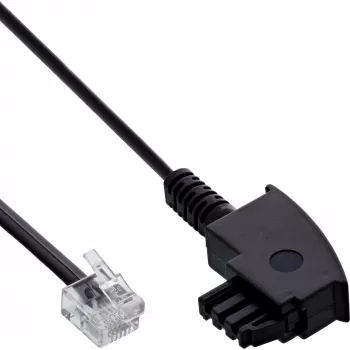 InLine ADSL-haaroitinkaapeli TAE-F saksalainen / 6P2C DEC uros 6 m