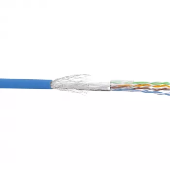 InLine SF/UTP Cat.5e AWG26 CCA PVC -verkkokaapeli sininen 100 m