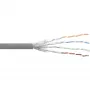 InLine S/FTP PiMF Cat.6 -verkkokaapeli harmaa AWG27 PVC CU 100 m