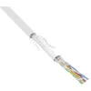 InLine SF/UTP Cat.5e AWG26 CCA PVC -verkkokaapeli valkoinen 100 m