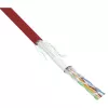InLine SF/UTP Cat.5e AWG26 CCA PVC -verkkokaapeli punainen 100 m