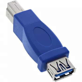 InLine 35300D USB 3.0 -sovitin tyyppi A -liitin / tyyppi B -pistoke