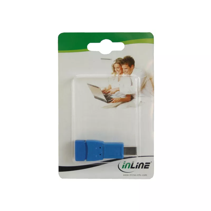InLine 35300D USB 3.0 -sovitin tyyppi A -liitin / tyyppi B -pistoke