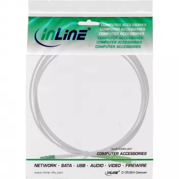 Kuitu-simplexkaapeli InLine LC/APC (8°) - SC/APC (8°) 9/125 µm OS2, 40 m