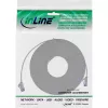 InLine litteä patch-kaapeli, U/FTP, Cat.6A, TPE halogeeniton, harmaa, 15 m