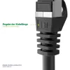InLine litteä patch-kaapeli, U/FTP, Cat.6A, TPE halogeeniton, harmaa, 5 m