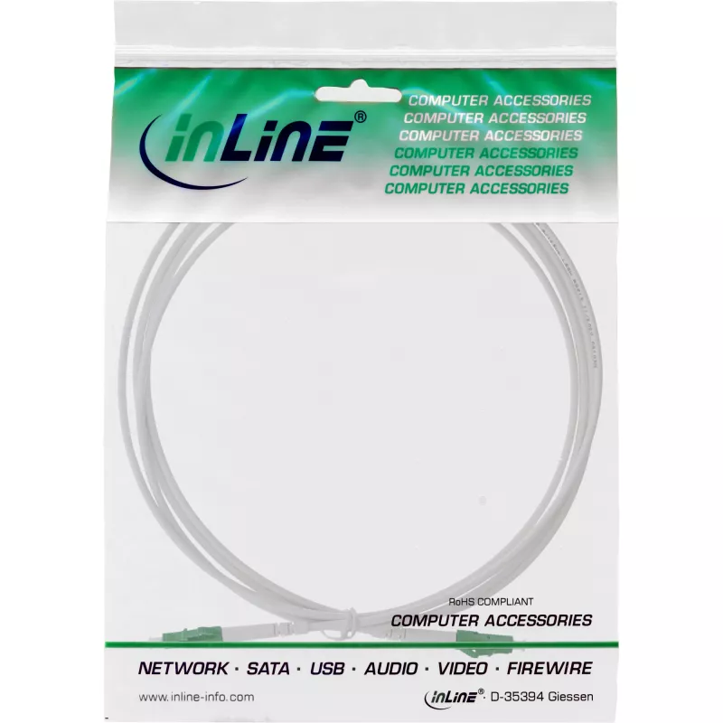 InLine kuitu-simplexkaapeli, FTTH, LC/APC8° - LC/APC8° 9/125µm OS2 1m