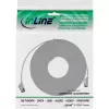 InLine litteä patch-kaapeli, U/FTP, Cat.8.1, TPE halogeeniton, harmaa, 5m