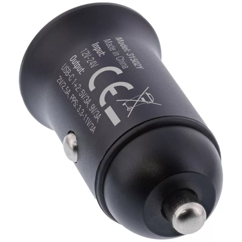InLine USB-autolaturiadapteri Power Delivery, 2x USB-C, musta