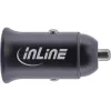 InLine USB-autolaturiadapteri Power Delivery, 2x USB-C, musta