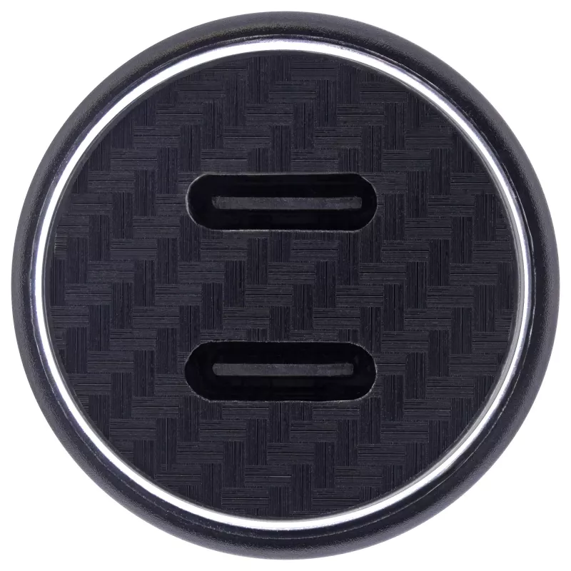 InLine USB-autolaturiadapteri Power Delivery, 2x USB-C, musta