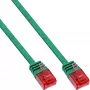 InLine litteä ultraslim-patchkaapeli U/UTP Cat.6 gigabitin tuki vihreä 5 m