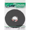 InLine litteä ultraslim-patchkaapeli U/UTP Cat.6 gigabitin tuki musta 15 m