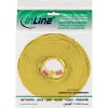 InLine litteä ultraslim-patchkaapeli U/UTP Cat.6 gigabitin tuki keltainen 10 m