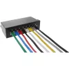 InLine litteä ultraslim-patchkaapeli U/UTP Cat.6 gigabitin tuki punainen 1 m