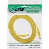 InLine litteä ultraslim-patchkaapeli U/UTP Cat.6 gigabitin tuki keltainen 1 m