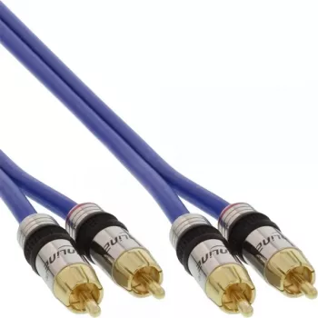 InLine Premium RCA-äänikaapeli 2x RCA-uros / uros kullattu 7 m