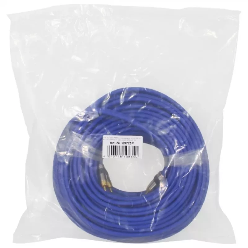 InLine Premium RCA-äänikaapeli 2x RCA-uros / uros kullattu 25 m