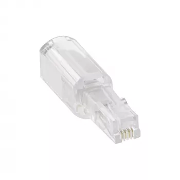 InLine Twist-Stop puhelimen kuulokkeelle 4P4C uros / naaras, InLine, 18890L