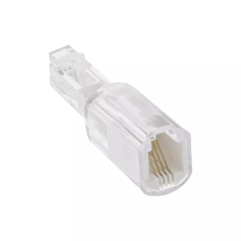 InLine Twist-Stop puhelimen kuulokkeelle 4P4C uros / naaras, InLine, 18890L