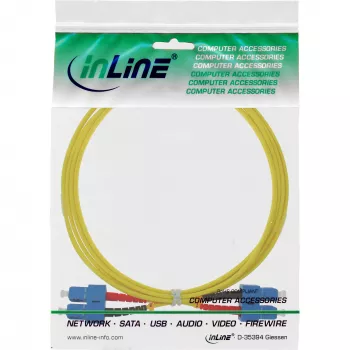 InLine kuitu-duplexkaapeli SC/SC 9/125 µm OS2 20 m