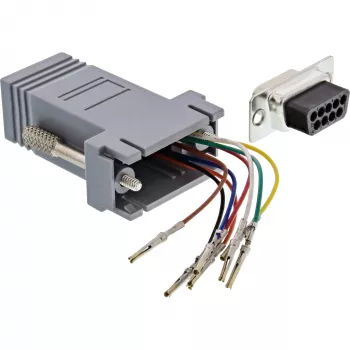 InLine adapteri 9-pin Sub-D-naaras RJ45-naaras 68889B InLine