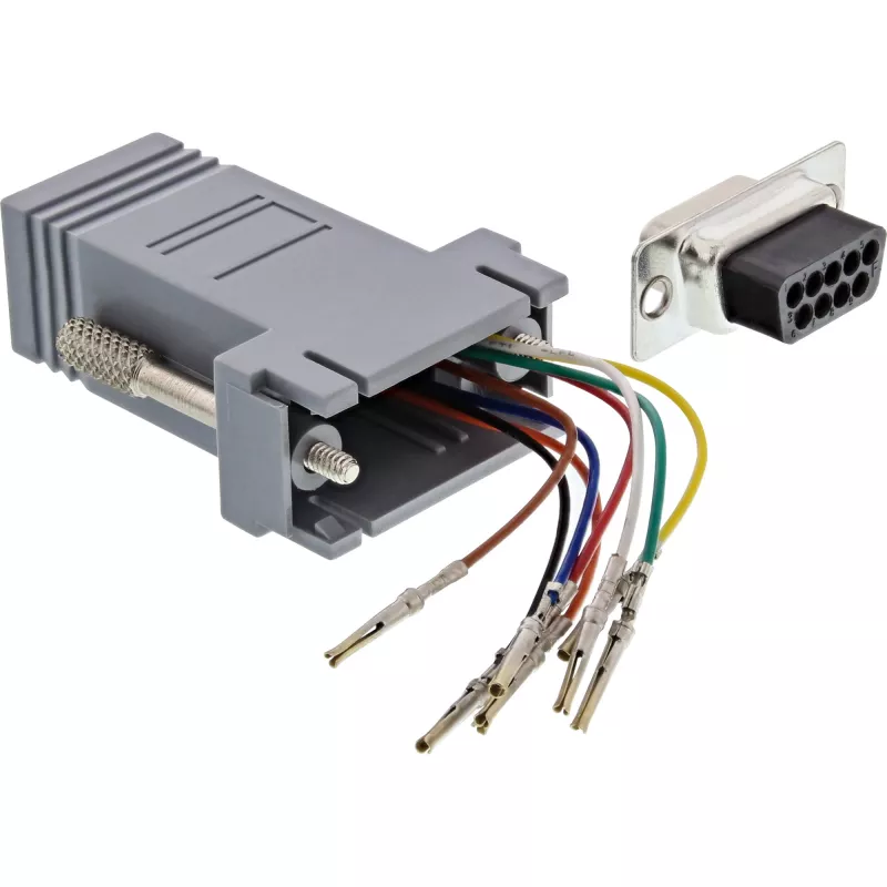 InLine adapteri 9-pin Sub-D-naaras RJ45-naaras 68889B InLine