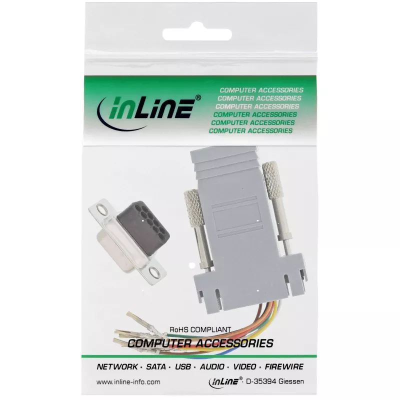 InLine adapteri 9-pin Sub-D-naaras RJ45-naaras 68889B InLine
